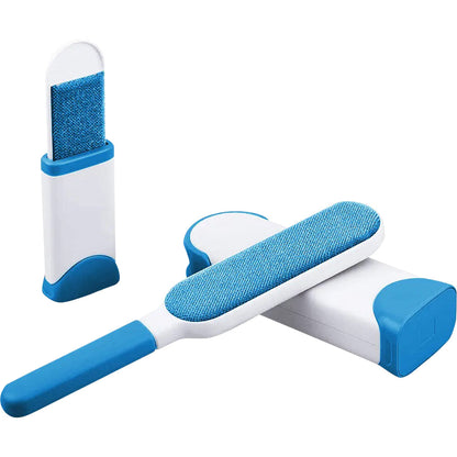 Reusable Pet Fur Remover With Self-Cleaning Base