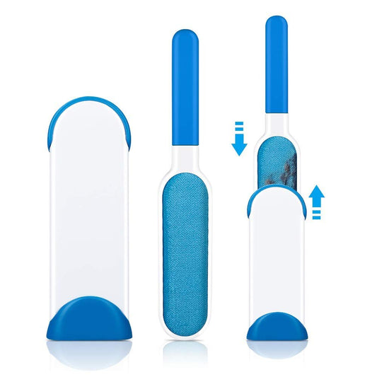 Reusable Pet Fur Remover With Self-Cleaning Base